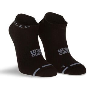 Hilly Mens Active Socklets / Black/Gray